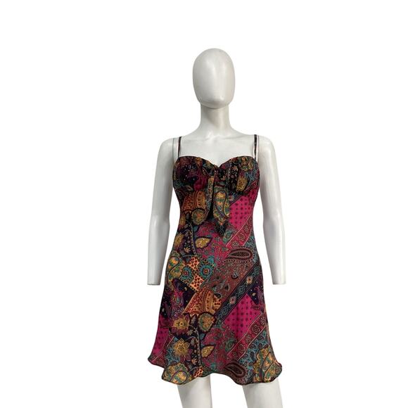 House Of Harlow 1960 x Revolve 'Bren' Pink Polyester Mini Dress Size S - Picture 2 of 5